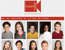 Tablet Screenshot of kameratalent.com